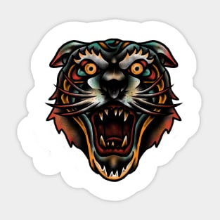 Tiger fighter Sticker